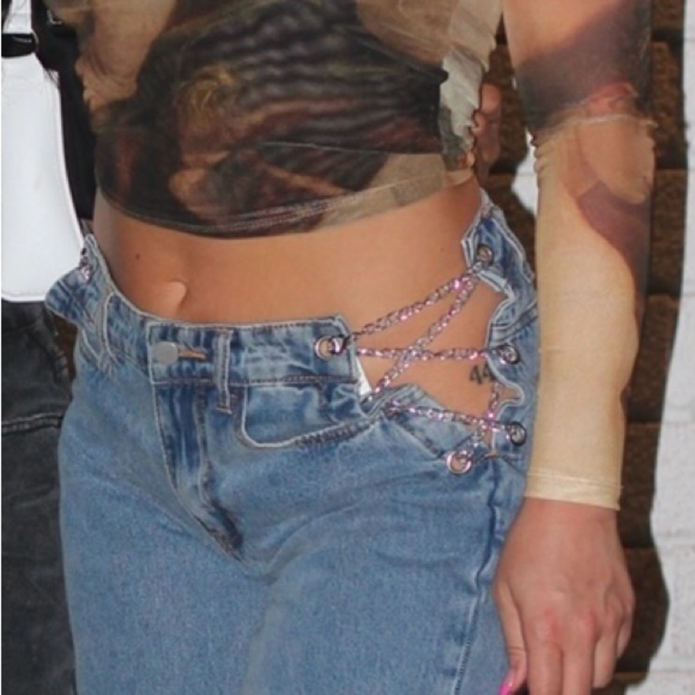 Chain jeans